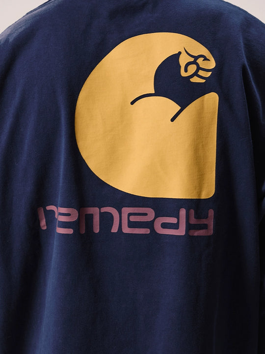 Remedy Biceps Inspired Print Long Sleeve Tee | Face 3 Face