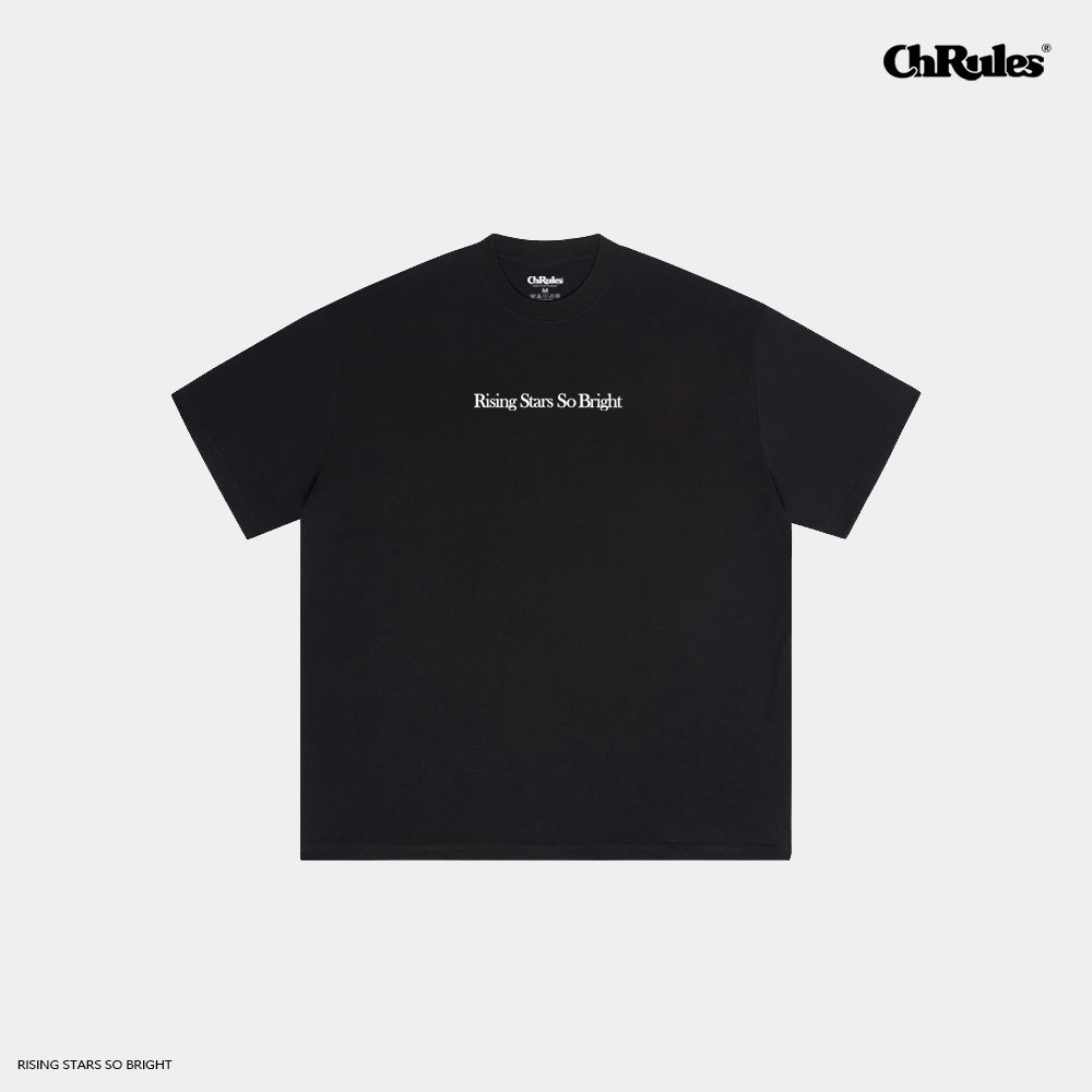 Cashrules / CHRULES Basic Letter Daily Slogan Logo Tee | Face 3 Face
