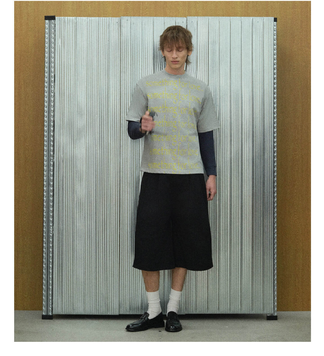 S45 All Over Slogan Print Short Sleeve Tee