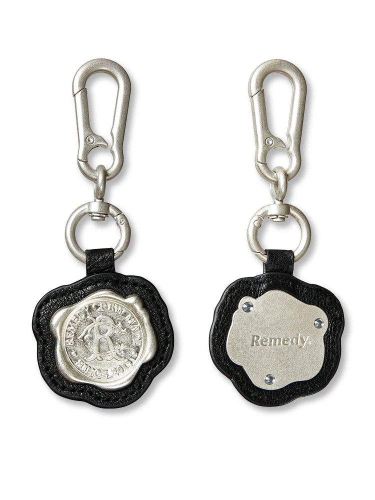 Remedy Metal Wax Seal Keychain Charm | Face 3 Face