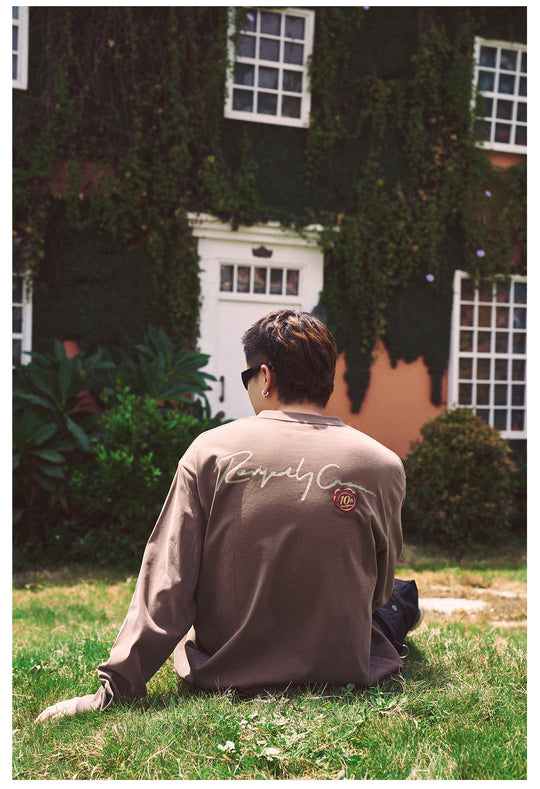 Remedy 3D Wax Seal and Cracked Logo Print Long Sleeve Tee | Face 3 Face