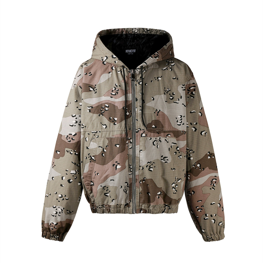 NOVACAM Camouflage Military Hooded Work Jacket | Face 3 Face