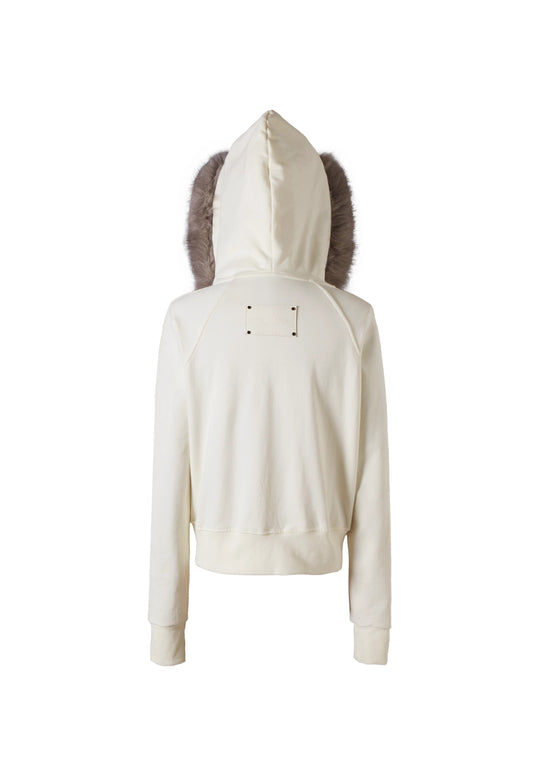 KARMANISTIC Fur Collar Hooded Jacket | Face 3 Face