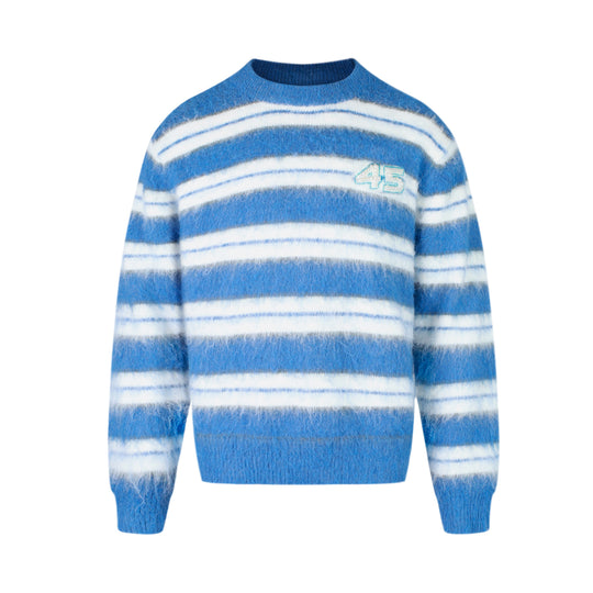 S45 Striped Pearl Brushed Knit Sweater | Face 3 Face
