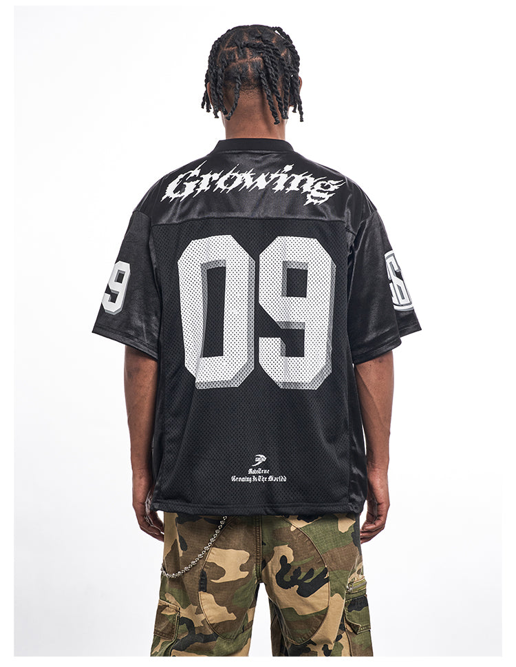 F3F Select 09 Numbering Printed Logo Mesh Hockey Jersey Tee | Face 3 Face