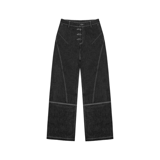 ANTIDOTE 3D Cut Stitched Denim Jeans | Face 3 Face