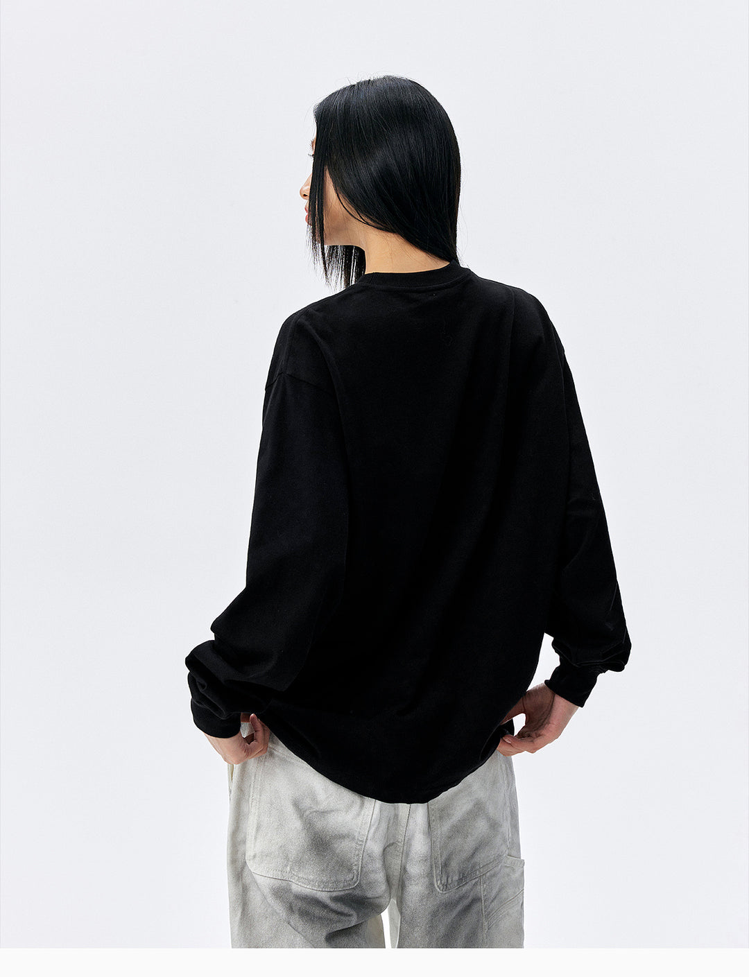 MEDM Pearl Patch Logo Long Sleeve Tee | Face 3 Face