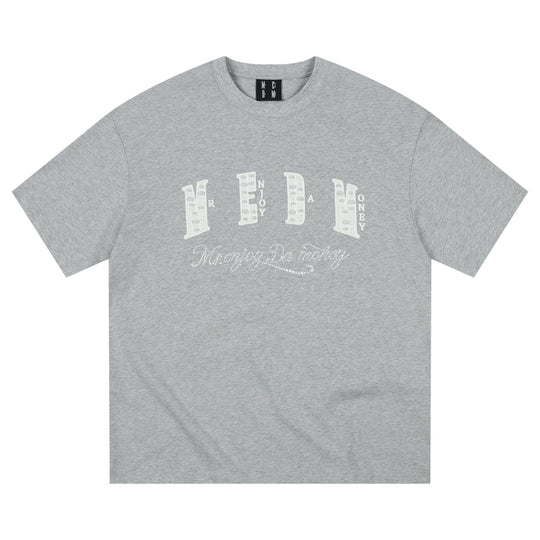 MEDM Pearl Lace Patch Embroidery Tee | Face 3 Face