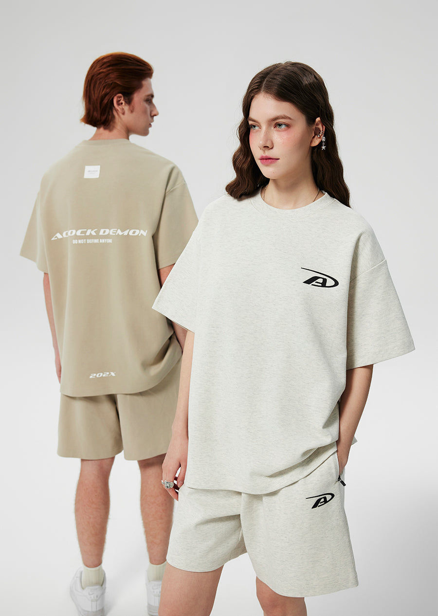 Graphic Tee | Achock Heavyweight Basic Logo Print Tee | Face 3 Face