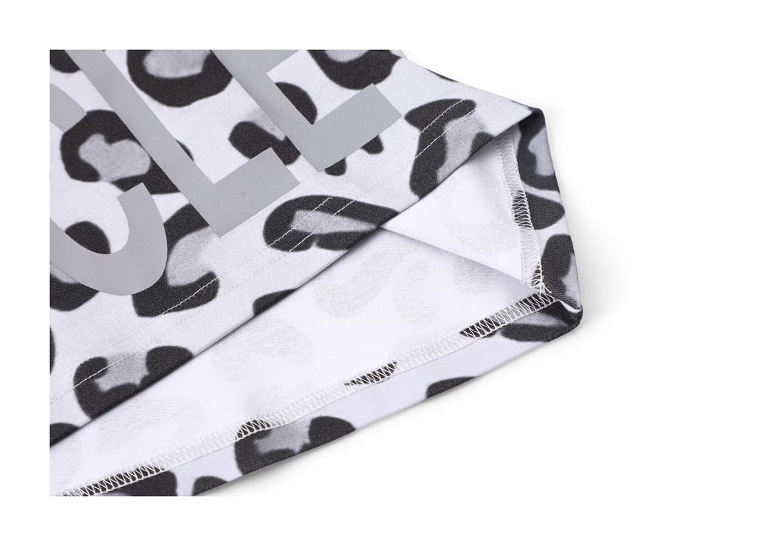 KARMANISTIC Leopard Print Slim Fit Stretch Tee | Face 3 Face