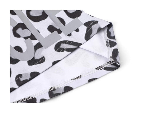 KARMANISTIC Leopard Print Slim Fit Stretch Tee | Face 3 Face