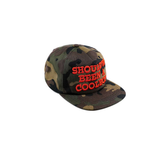 LIBERAFIT Slogan 3D Embroidered Trucker Cap Camo Leopard Denim | Face 3 Face