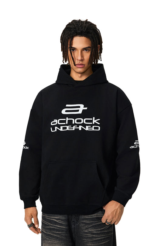 Achock Basic Logo Printed Hoodie | Face 3 Face