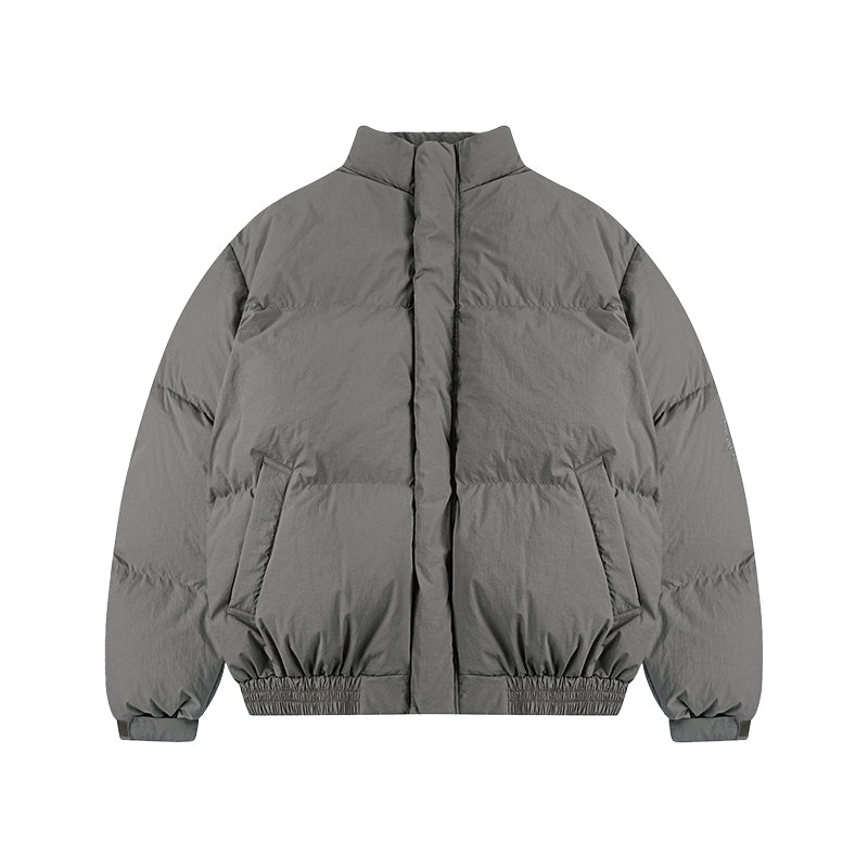 1807 Arrangement Font Embroidered  Down Jacket | Face 3 Face