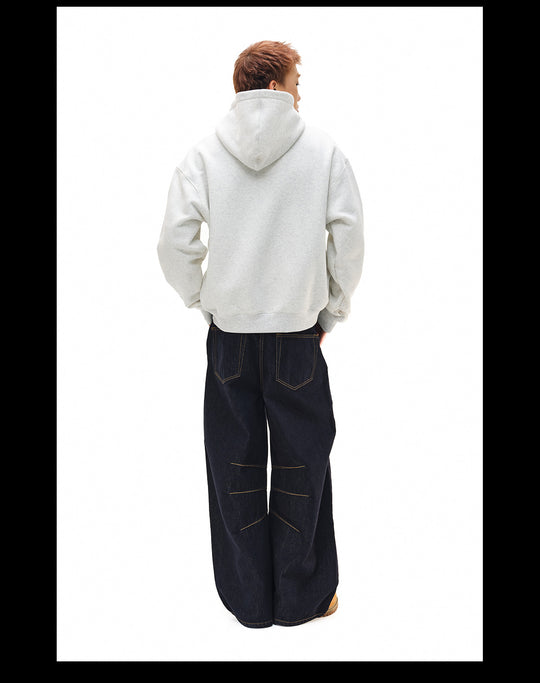 NOVACAM Vintage Print Zip Up Hoodie | Face 3 Face