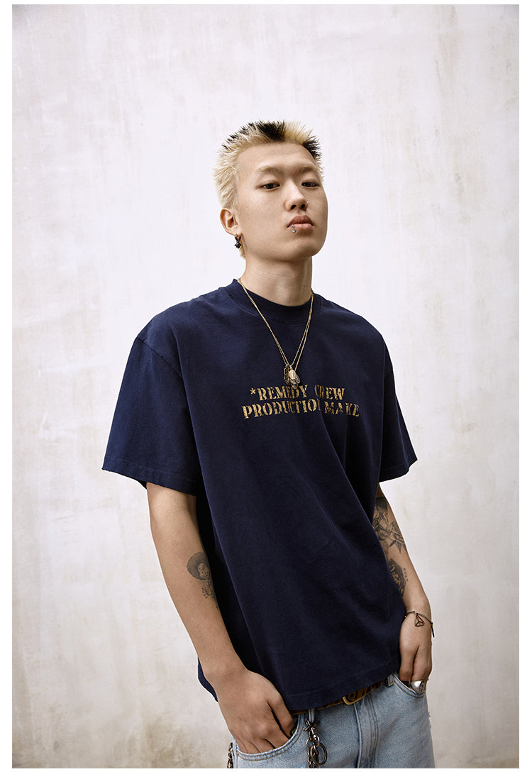 Remedy Faded Print Destruction Tee | Face 3 Face