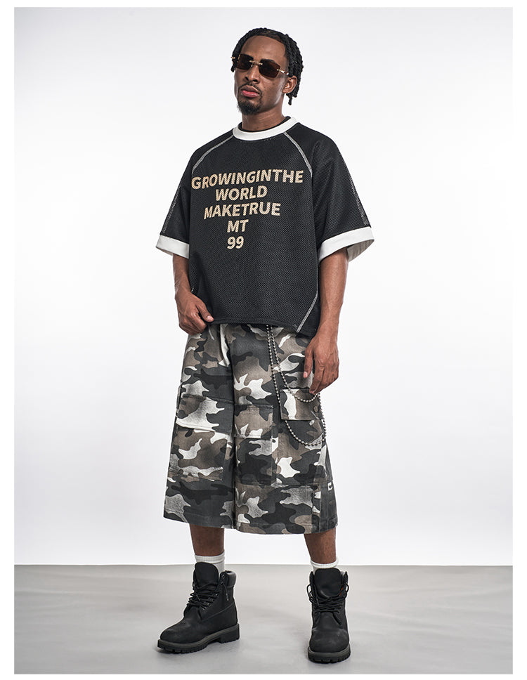 F3F Select Functional Camouflage Baggy Shorts | Face 3 Face