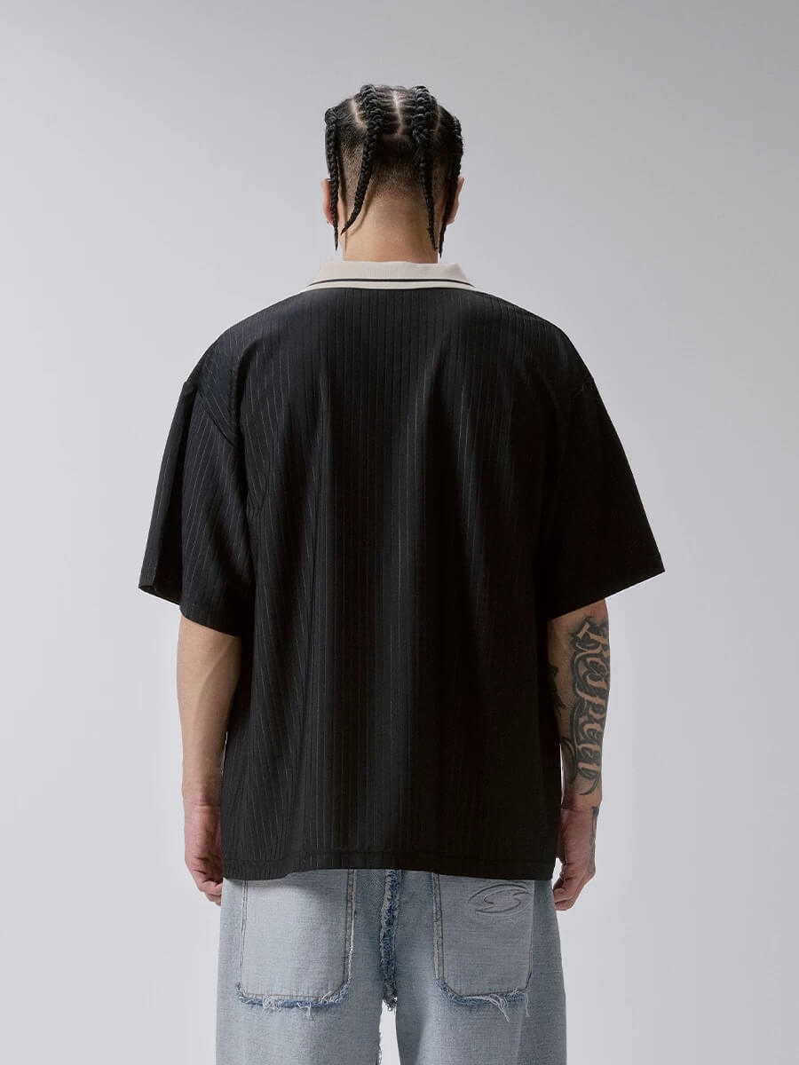 F2CE Stripe Color Block Polo Soccer Jersey | Face 3 Face