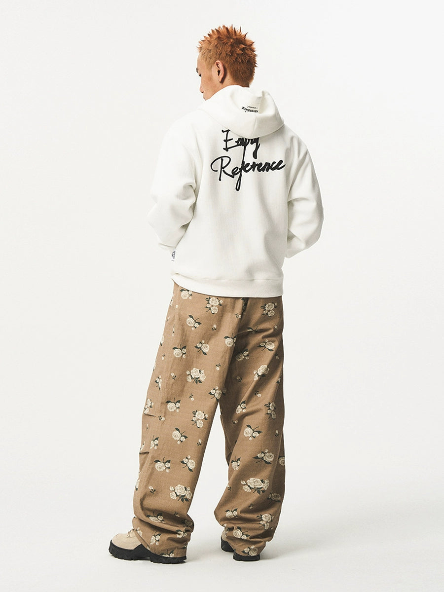 EMPTY REFERENCE Floral Baggy Work Pants | Face 3 Face