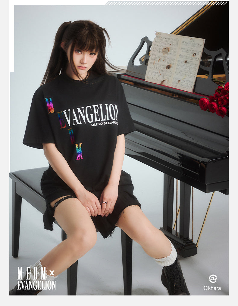 MEDM x EVA Basic Letter Logo Tee | Face 3 Face