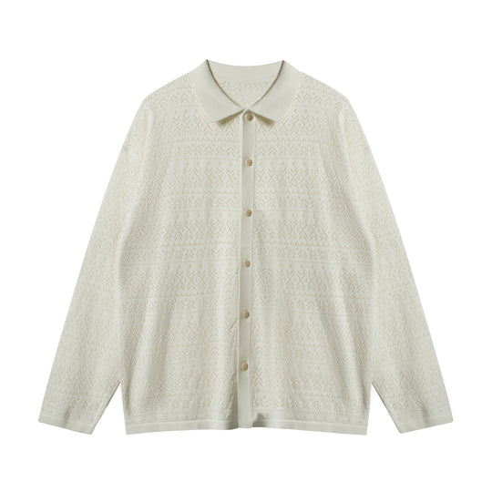 JHYQ Mesh Hollow Knit Cardigan | Face 3 Face