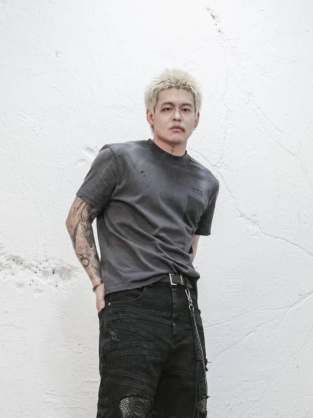 UNDERWATER Sun Faded Pocket Vintage Wash Tee | Face 3 Face