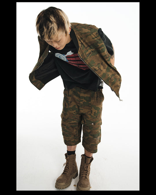 NOVACAM Camouflage Short Work Vest | Face 3 Face