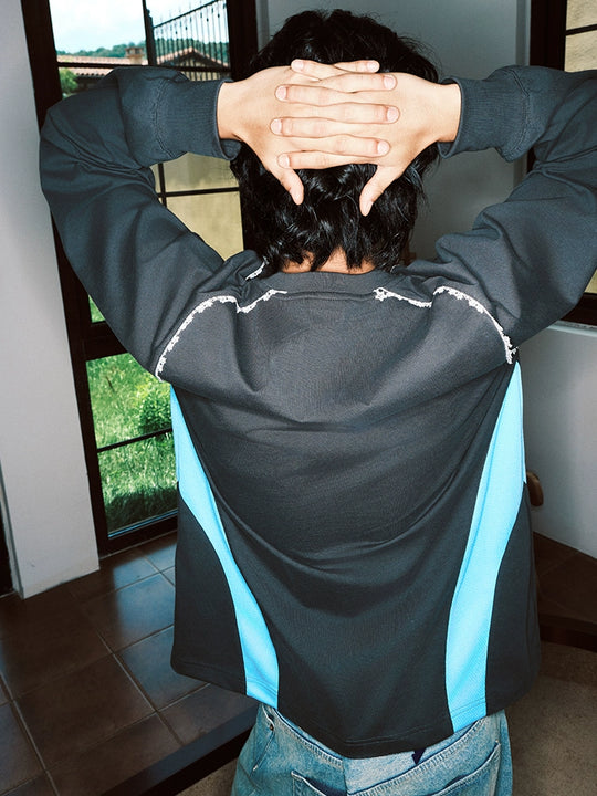 JUST VIBE Lace Trim Long Sleeve Racing Jersey | Face 3 Face