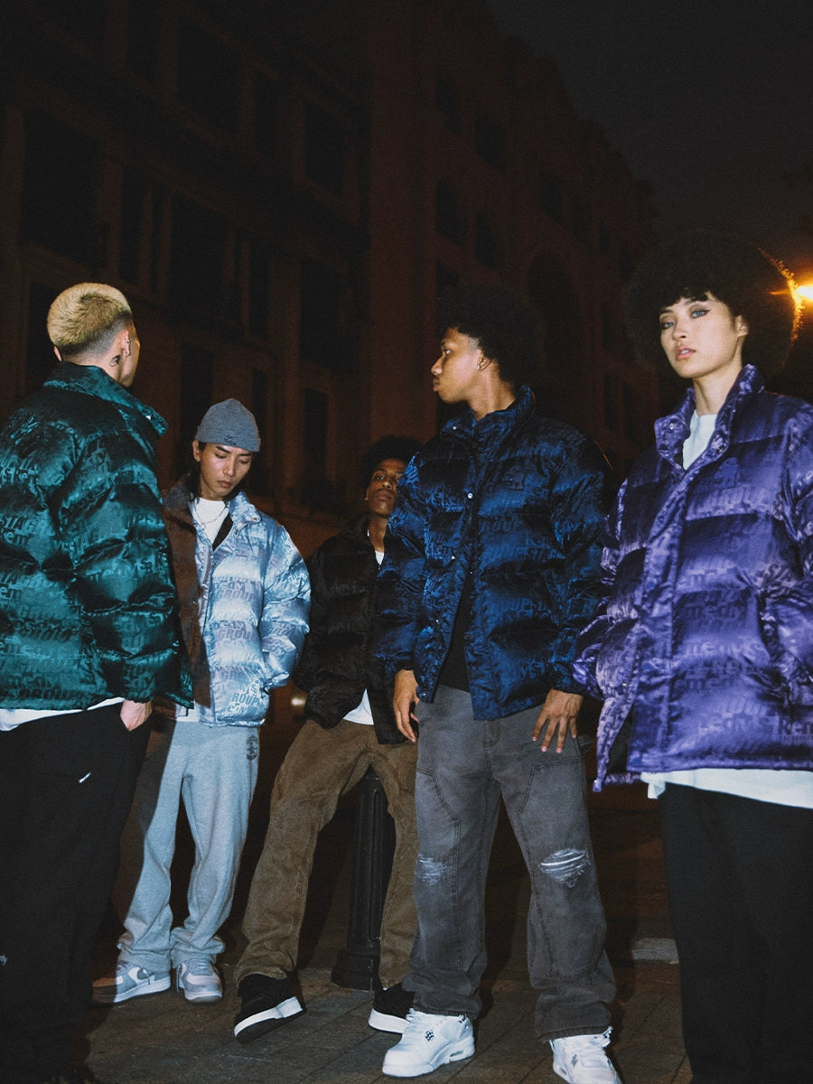 Remedy x STA STARMD SR 3D Logo Full Print Puffer Jacket | Face 3 Face