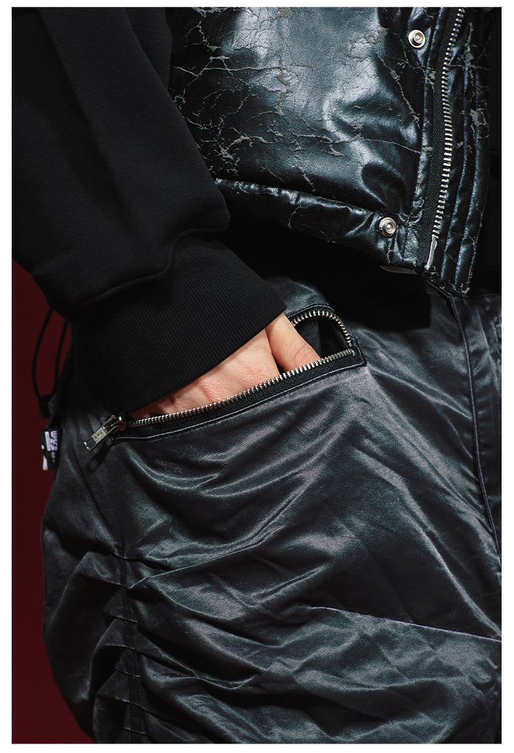 Remedy Heavy Pleated Zipper Pants | Face 3 Face