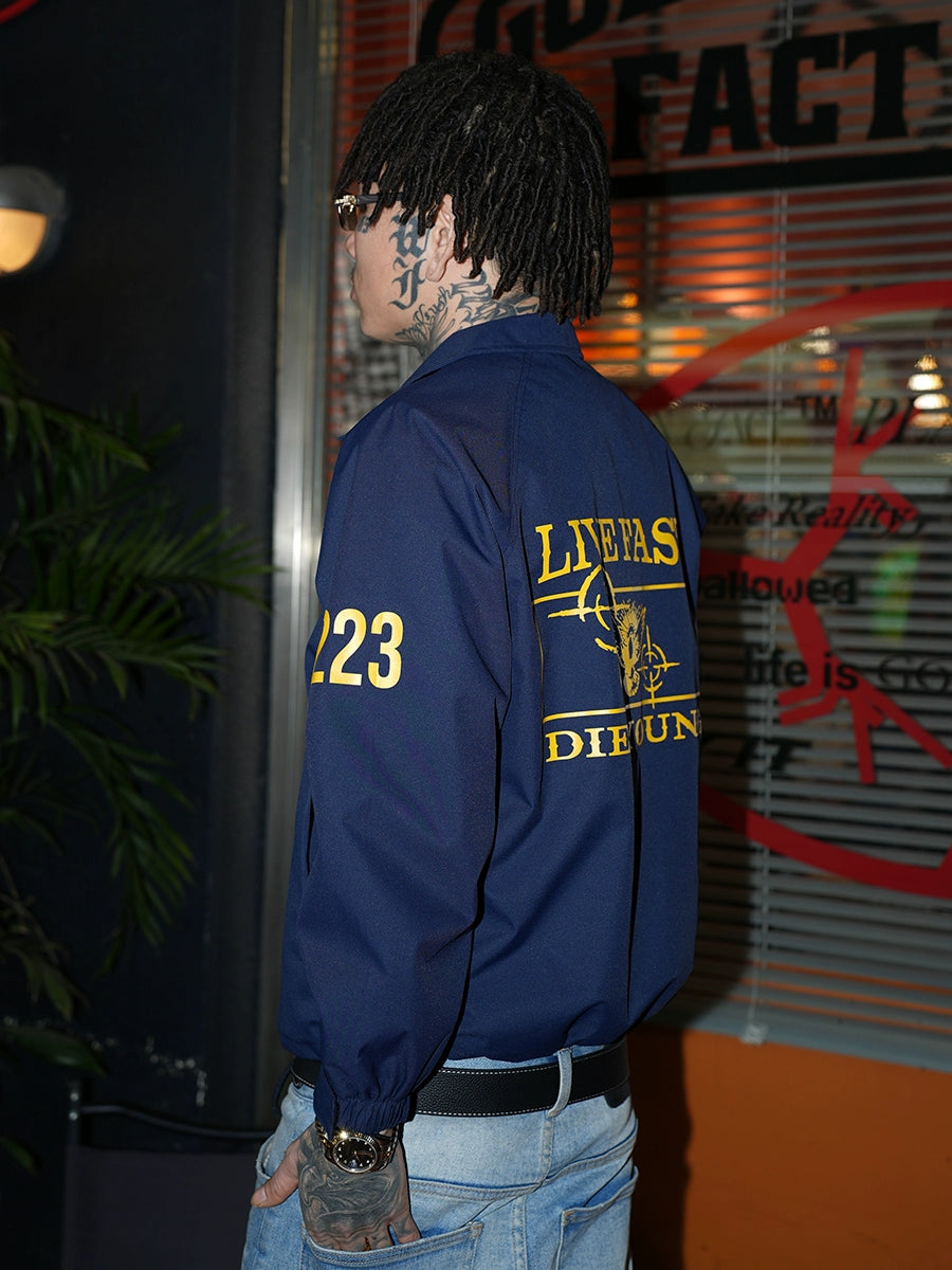 TGFCLUB 223 Print Coach Jacket | Face 3 Face