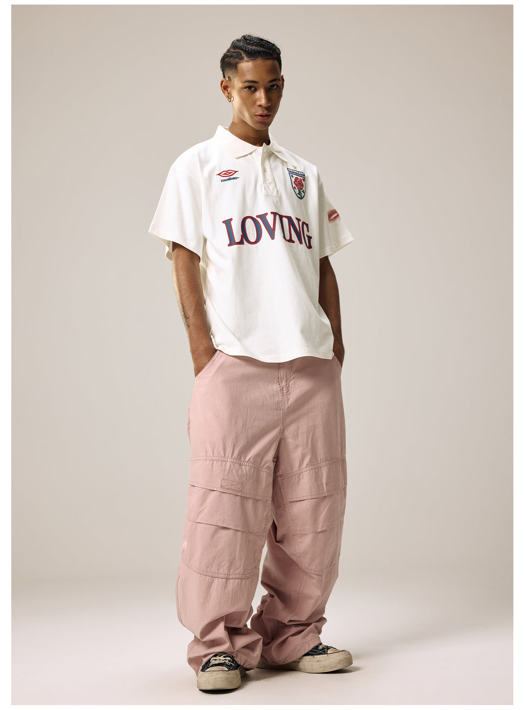 Remedy LOVING Foam Print Polo Shirt | Face 3 Face