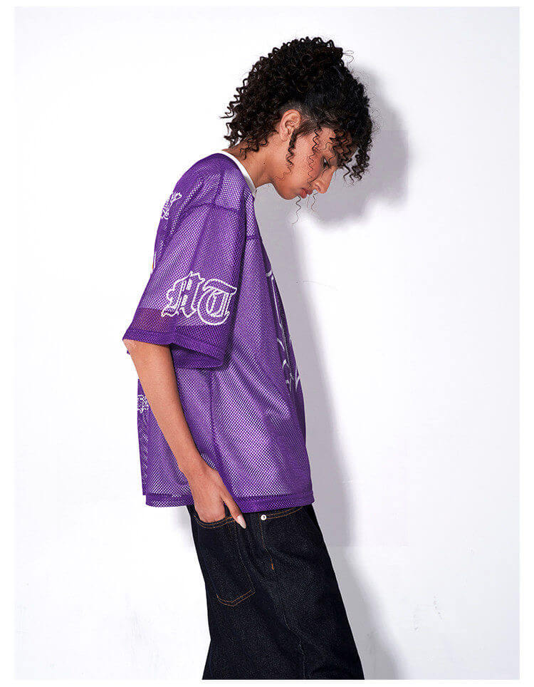 F3F Select 99 Cross Print Mesh Short Sleeve Jersey | Face 3 Face