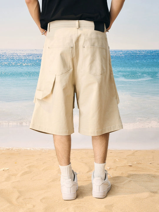 Harsh and Cruel 3D Pleated Work Shorts | Face 3 Face