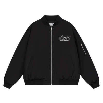 Harsh and Cruel Pearl Script MA-1 Bomber Jacket | Face 3 Face