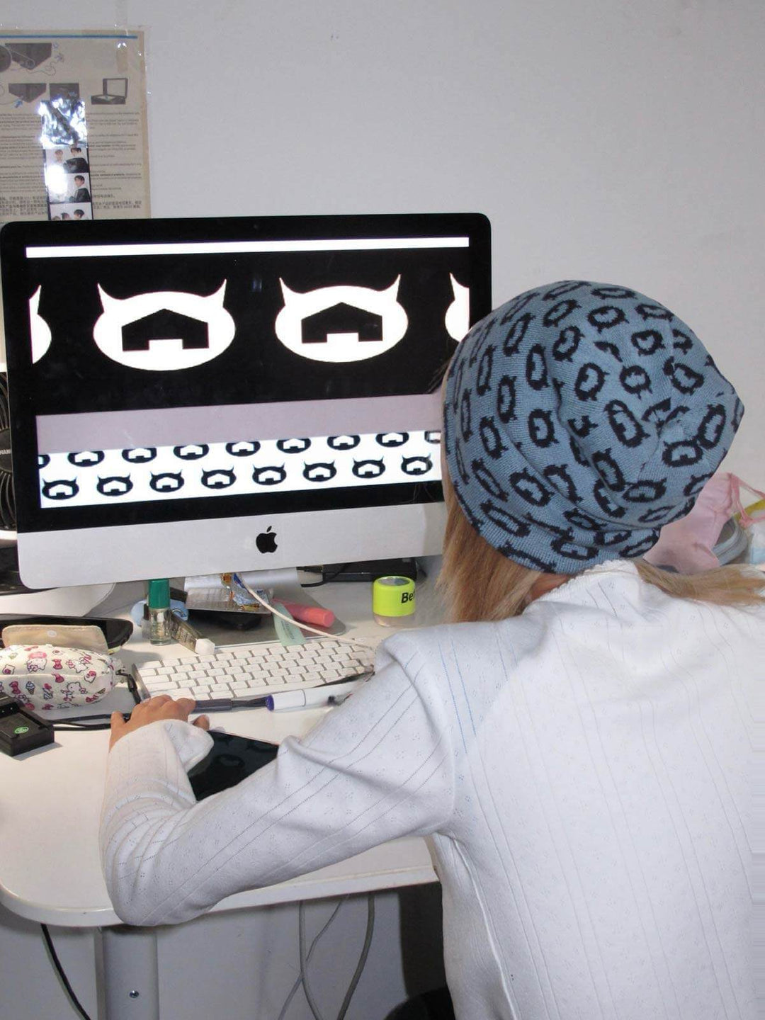 EVILKNIGHT(EK) Devil's House Reversible Beanie | Face 3 Face