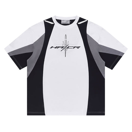 Harsh and Cruel Colorblock Racing Printed Tee