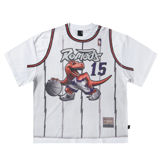 Remedy Dinosaur Jersey Digital Print Tee | Face 3 Face