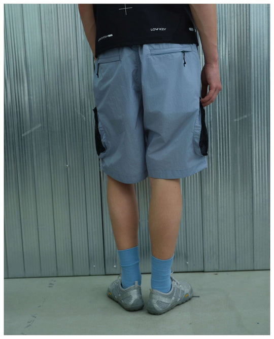 S45 Mesh Pocket Nylon Utility Outdoor Shorts | Face 3 Face