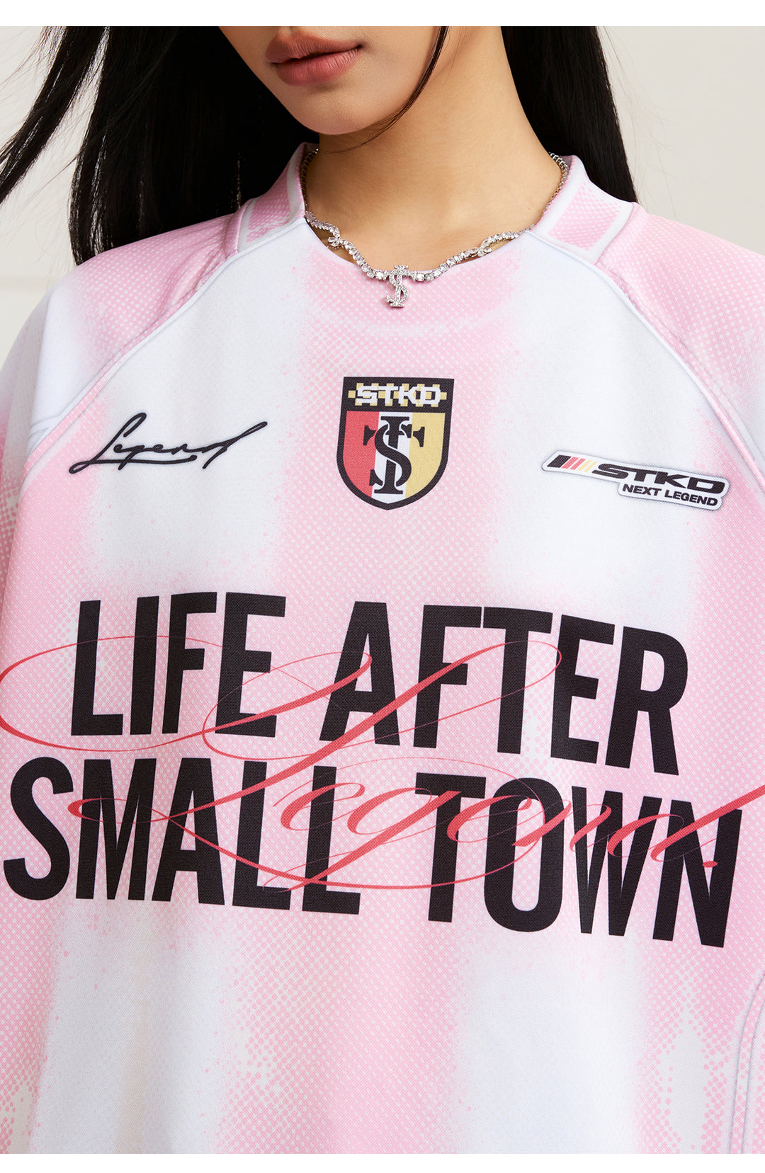 Small Town Kid Gradient Striped Soccer Jersey | Face 3 Face