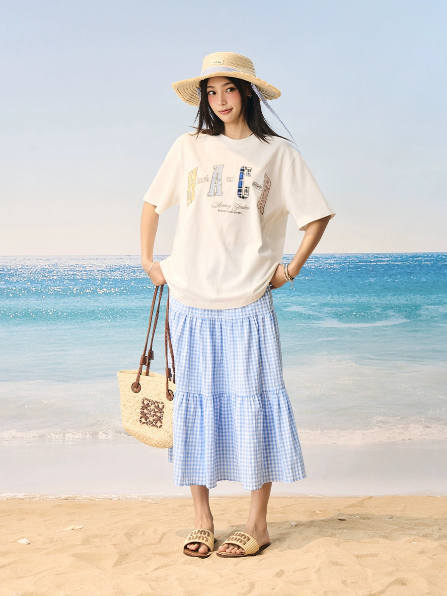 Harsh and Cruel HACR Flower Plaid Multi Patch Tee | Face 3 Face