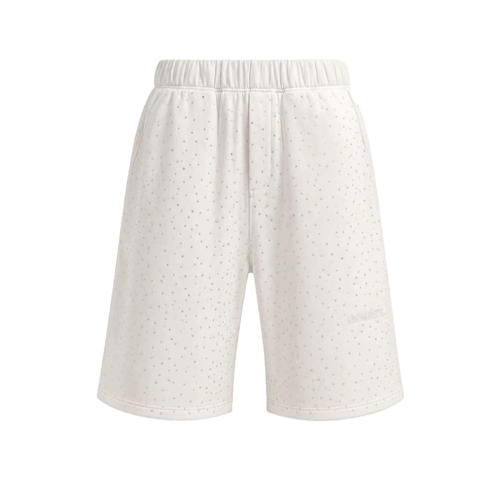 KARMANISTIC All Over Rhinestone Baggy Sweat Shorts | Face 3 Face
