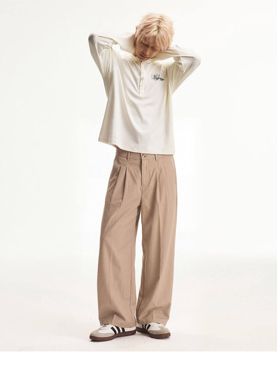 MEDM Linen Double Pleat Suit Pants | Face 3 Face