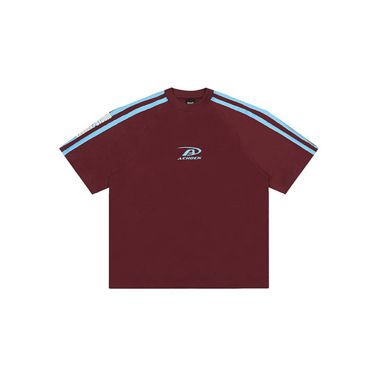 Achock Stripes Logo Printed Tee | Face 3 Face