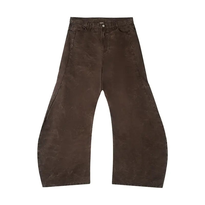 Labt Washed Coffee Baggy Machete Jeans | Face 3 Face