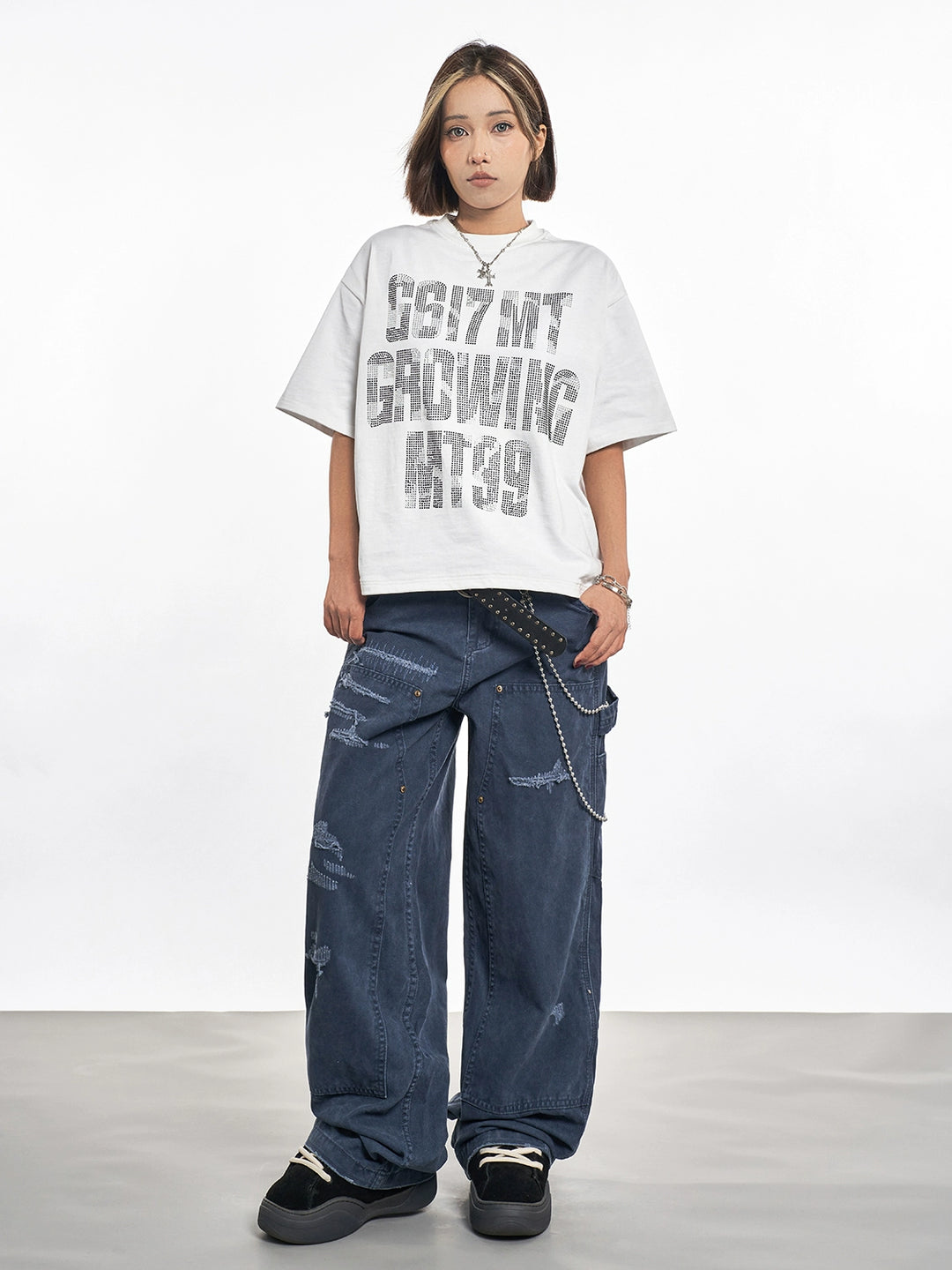 F3F Select Frayed Double Knee Work Painter Pants | Face 3 Face