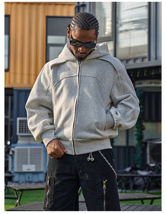 F3F Select Deconstructed Zip Up Hoodie | Face 3 Face