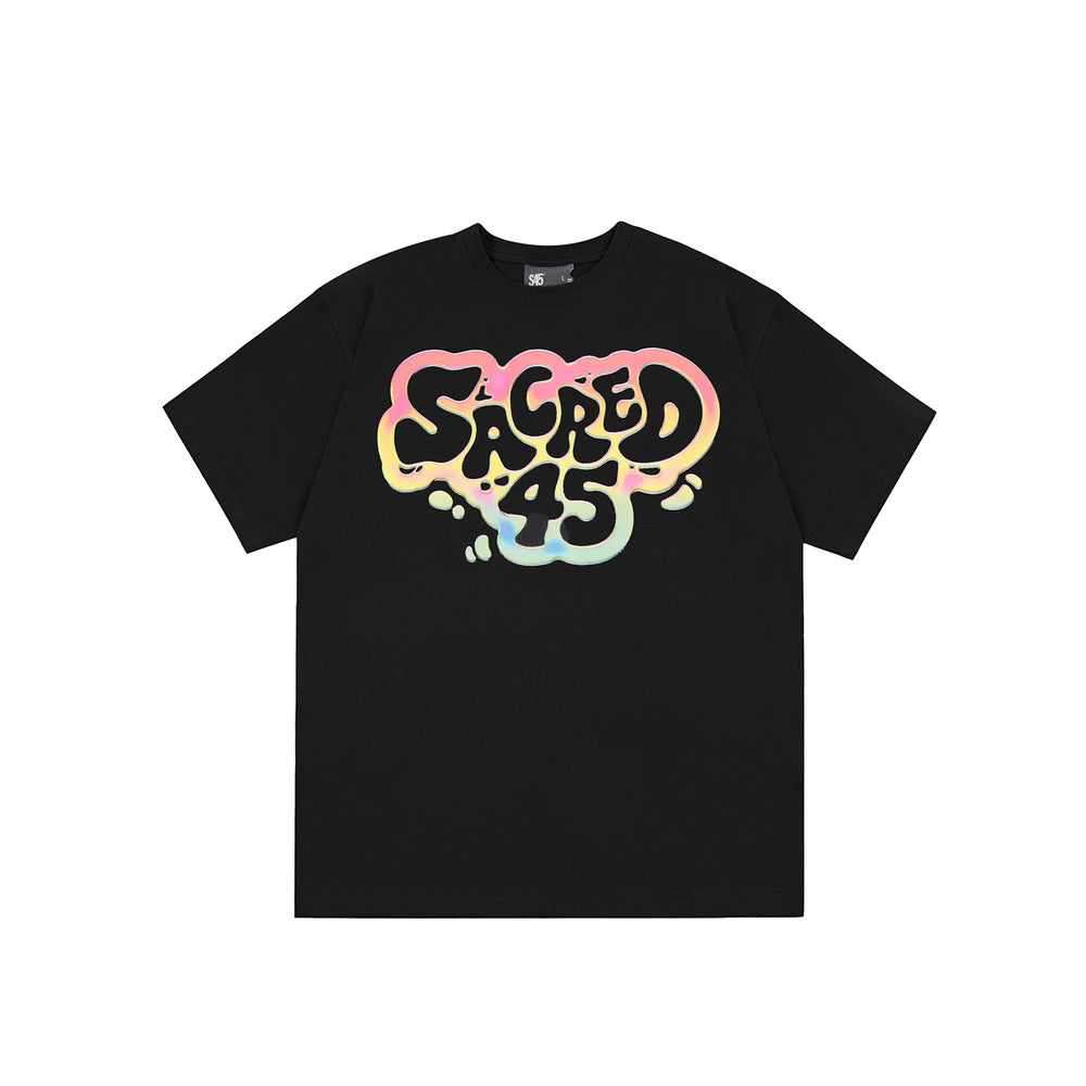 S45 Rainbow Gradient Logo Printed Tee | Face 3 Face