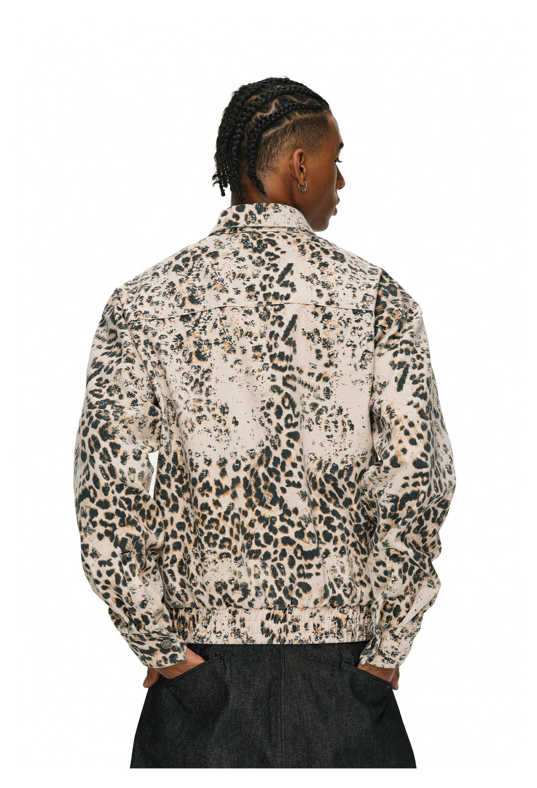 ANTIDOTE Leopard Washed Work Jacket | Face 3 Face