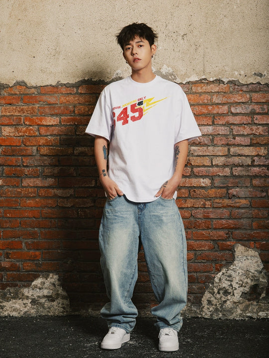 S45 Lightning Bolt Logo Tee | Face 3 Face